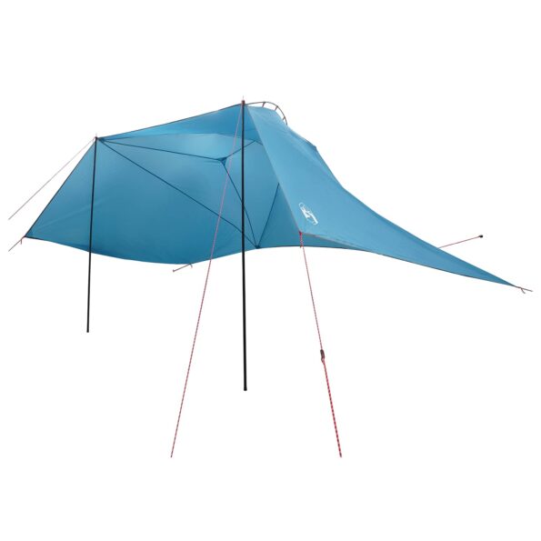 vidaXL Auto Stan so strechou Modrá 350 x 250 cm Polyester a oceľ – Obrázok 2