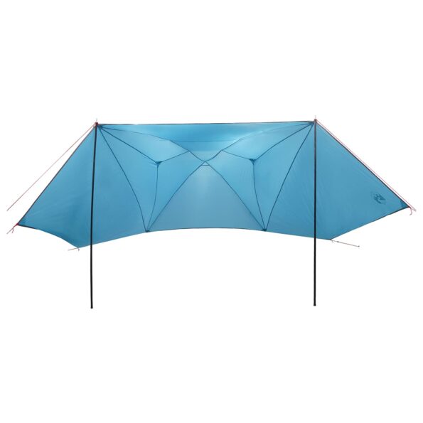 vidaXL Auto Stan so strechou Modrá 350 x 250 cm Polyester a oceľ – Obrázok 3