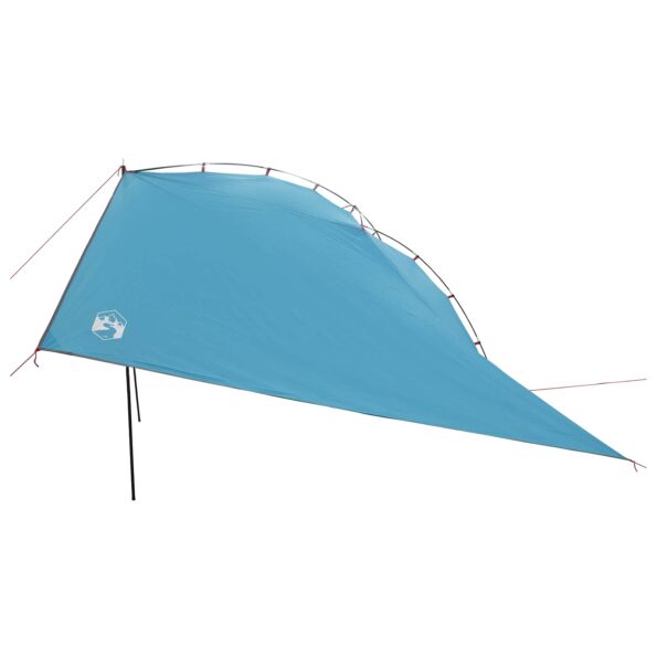 vidaXL Auto Stan so strechou Modrá 350 x 250 cm Polyester a oceľ – Obrázok 4