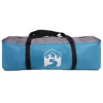 vidaXL Auto Stan so strechou Modrá 350 x 250 cm Polyester a oceľ – Obrázok 6