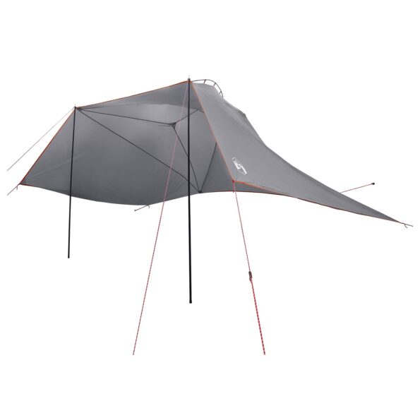 vidaXL Auto Stan Šedá a oranžová 350 x 250 cm Polyester a oceľ – Obrázok 2