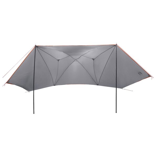 vidaXL Auto Stan Šedá a oranžová 350 x 250 cm Polyester a oceľ – Obrázok 3