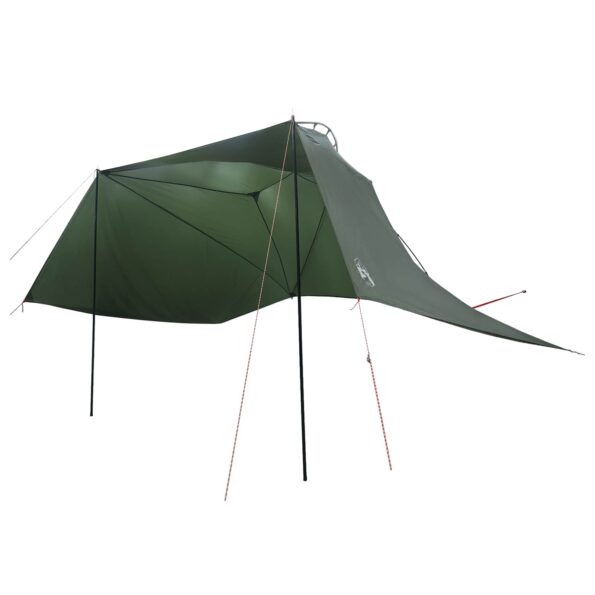 vidaXL Auto Stan Armádna zelená 350 x 250 cm Polyester a oceľ – Obrázok 2
