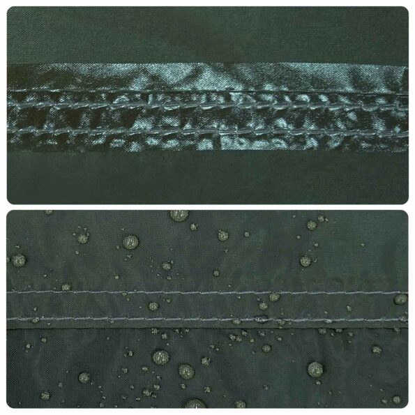 vidaXL Auto Stan Armádna zelená 350 x 250 cm Polyester a oceľ – Obrázok 9