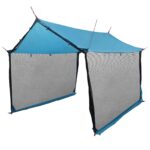 vidaXL Stanový plachty s sieťovými stenami Modrá 340 x 260 x 220 cm – Obrázok 3