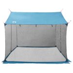 vidaXL Stanový plachty s sieťovými stenami Modrá 340 x 260 x 220 cm – Obrázok 6