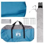 vidaXL Párty stan Modrá 500 x 500 x 350 cm Polyester a oceľ – Obrázok 5