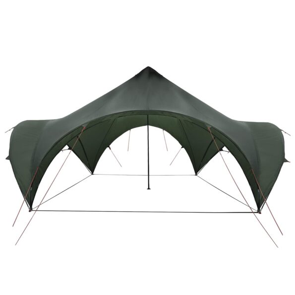 vidaXL Párty stan Armádna zelená 500 x 500 x 350 cm Polyester a oceľ – Obrázok 3