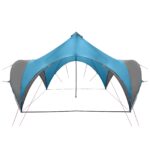vidaXL Párty stan Modrá 400 x 400 x 320 cm Polyester a oceľ – Obrázok 3