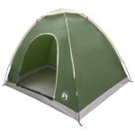 vidaXL Kempingový stan so strechou Zelená 190 x 140 x 105 cm – Obrázok 2