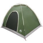 vidaXL Kempingový stan so strechou Zelená 190 x 140 x 105 cm – Obrázok 3