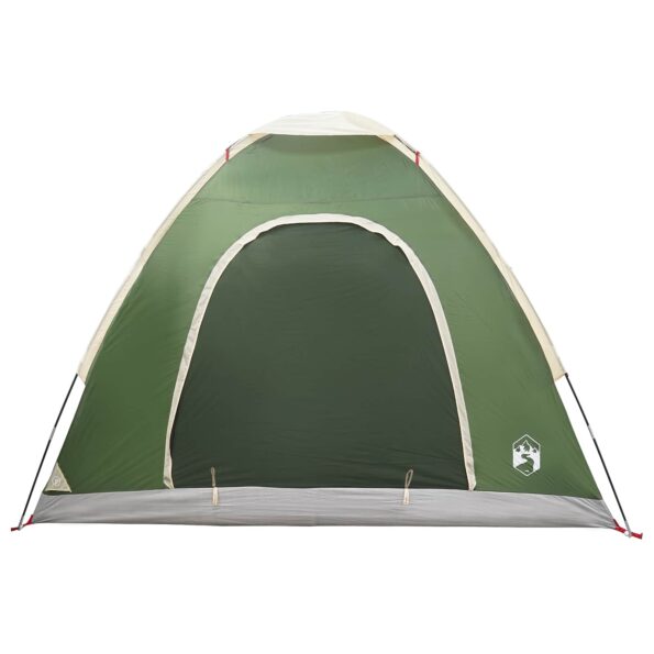 vidaXL Kempingový stan so strechou Zelená 190 x 140 x 105 cm – Obrázok 4