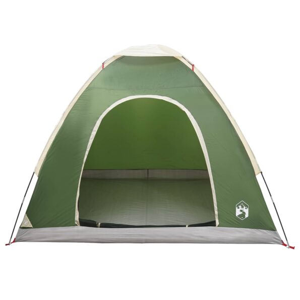vidaXL Kempingový stan so strechou Zelená 190 x 140 x 105 cm – Obrázok 5