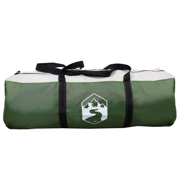 vidaXL Kempingový stan so strechou Zelená 190 x 140 x 105 cm – Obrázok 8