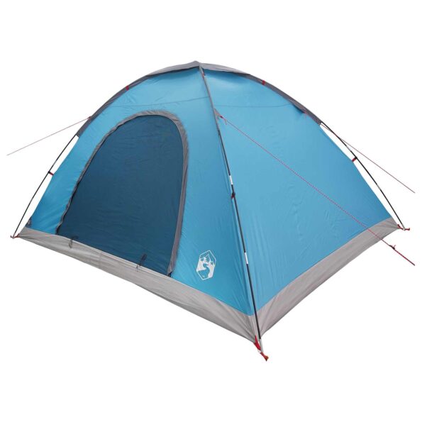 vidaXL Kempingový stan so strechou Modrá 335 x 275 x 180 cm – Obrázok 3