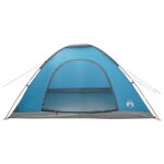 vidaXL Kempingový stan so strechou Modrá 335 x 275 x 180 cm – Obrázok 4
