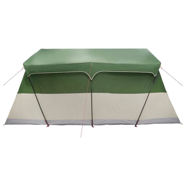 vidaXL Rodinný stan Zelená 487 x 340 x 216 cm Polyester a oceľ – Obrázok 7