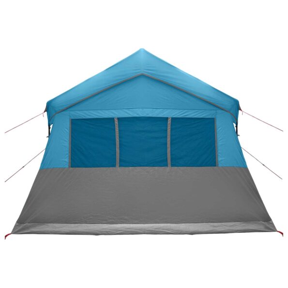 vidaXL Rodinný stan Modrá 487 x 340 x 216 cm Polyester a oceľ – Obrázok 6