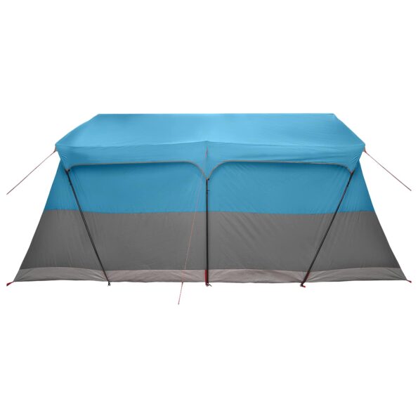 vidaXL Rodinný stan Modrá 487 x 340 x 216 cm Polyester a oceľ – Obrázok 7