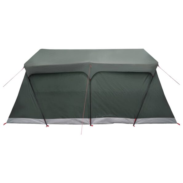 vidaXL Rodinný stan Armádna zelená 487 x 340 x 216 cm Polyester a oceľ – Obrázok 7