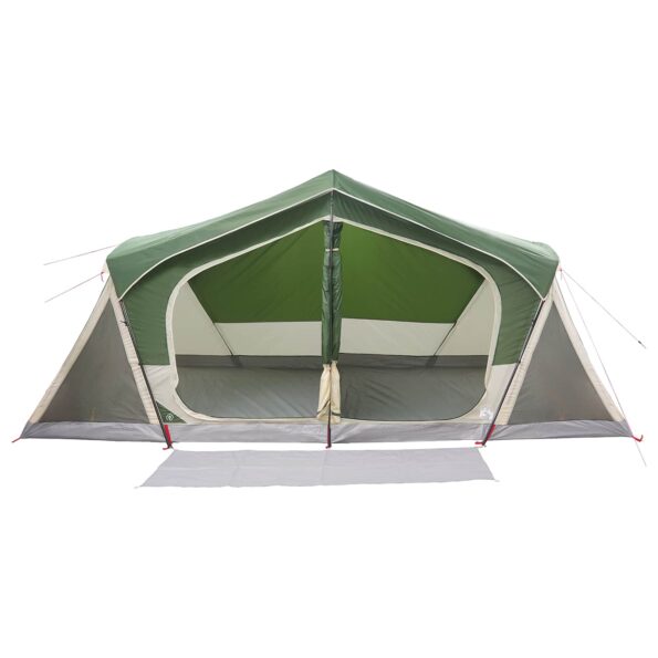 vidaXL Stan chata Zelená 480 x 273 x 205 cm Polyester a oceľ – Obrázok 4
