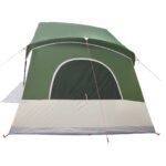 vidaXL Stan chata Zelená 480 x 273 x 205 cm Polyester a oceľ – Obrázok 6