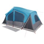 vidaXL Stan chata Modrá 480 x 273 x 205 cm Polyester a oceľ – Obrázok 3