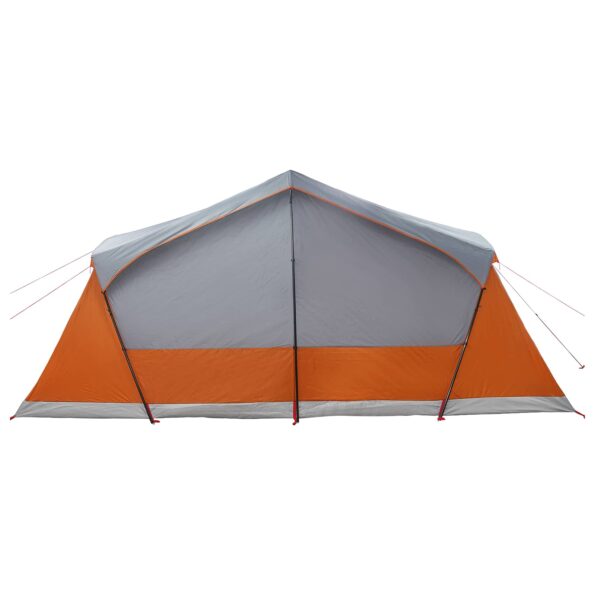 vidaXL Stan chata Šedá a oranžová 480 x 273 x 205 cm Polyester a oceľ – Obrázok 7