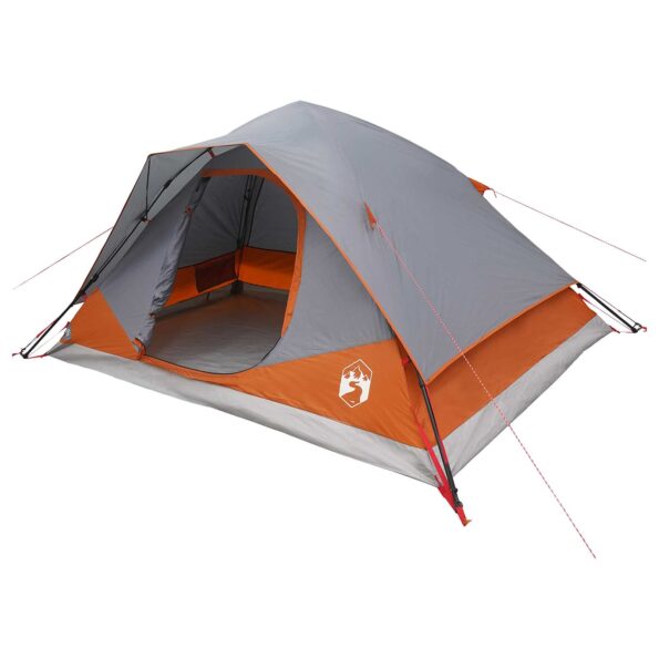 vidaXL Okamžitý stan so strechou Šedá a oranžová 305 x 215 x 140 cm – Obrázok 2