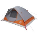 vidaXL Okamžitý stan so strechou Šedá a oranžová 305 x 215 x 140 cm – Obrázok 3