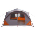 vidaXL Okamžitý stan so strechou Šedá a oranžová 365 x 380 x 200 cm – Obrázok 4