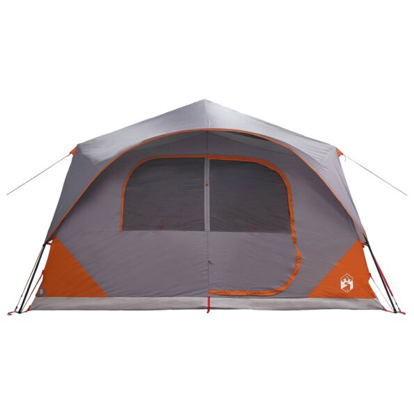 vidaXL Okamžitý stan so strechou Šedá a oranžová 365 x 380 x 200 cm – Obrázok 5
