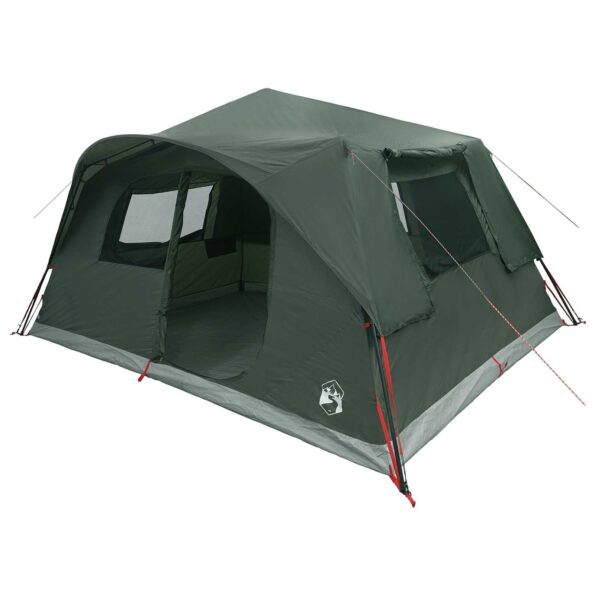vidaXL Okamžitý stan so strechou Armádna zelená 365 x 280 x 200 cm – Obrázok 2