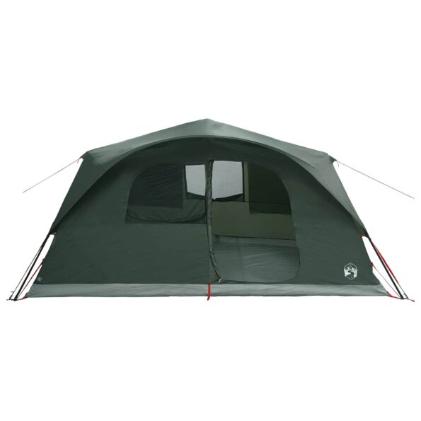 vidaXL Okamžitý stan so strechou Armádna zelená 365 x 280 x 200 cm – Obrázok 4