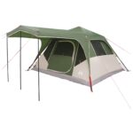 vidaXL Rodinný stan Zelená 305 x 275 x 190 cm Polyester a oceľ – Obrázok 3