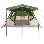 vidaXL Rodinný stan Zelená 305 x 275 x 190 cm Polyester a oceľ – Obrázok 4