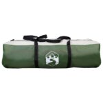 vidaXL Rodinný stan Zelená 305 x 275 x 190 cm Polyester a oceľ – Obrázok 8