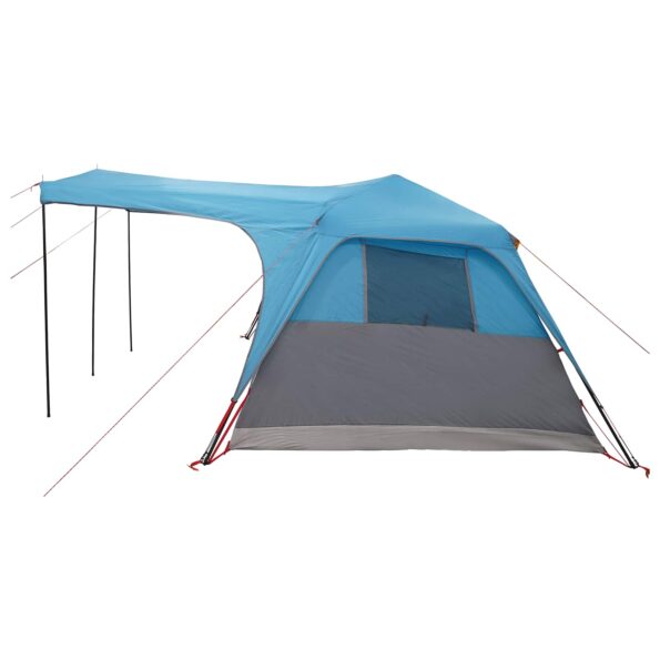 vidaXL Rodinný stan Modrá 305 x 275 x 190 cm Polyester a oceľ – Obrázok 6