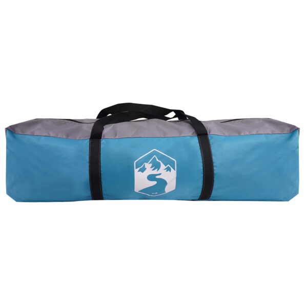 vidaXL Rodinný stan Modrá 305 x 275 x 190 cm Polyester a oceľ – Obrázok 8