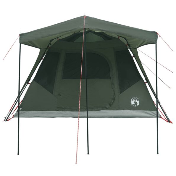 vidaXL Rodinný stan Armádna zelená 305 x 275 x 190 cm Polyester a oceľ – Obrázok 5