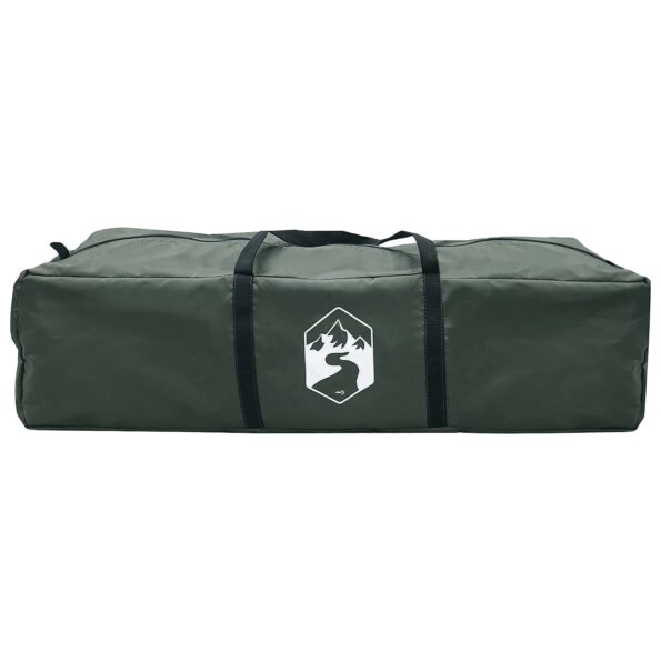 vidaXL Rodinný stan Armádna zelená 305 x 275 x 190 cm Polyester a oceľ – Obrázok 8