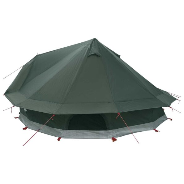 vidaXL Tipi stan Armádna zelená 700 x 700 x 395 cm Polyester a oceľ – Obrázok 5