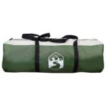 vidaXL Tipi stan Zelená 800 x 800 x 430 cm Polyester a oceľ – Obrázok 6
