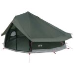vidaXL Tipi stan Armádna zelená 800 x 800 x 430 cm Polyester a oceľ – Obrázok 2