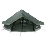 vidaXL Tipi stan Armádna zelená 800 x 800 x 430 cm Polyester a oceľ – Obrázok 4