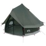vidaXL Tipi stan Armádna zelená 250 x 250 cm Polyester a oceľ – Obrázok 2