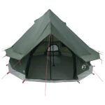 vidaXL Tipi stan Armádna zelená 250 x 250 cm Polyester a oceľ – Obrázok 4
