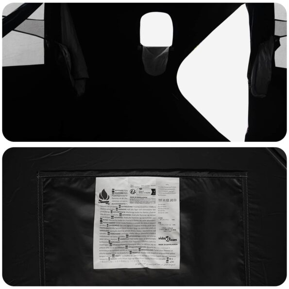 vidaXL Poľovnícky stan Biela s blackoutom 143 x 143 x 165 cm – Obrázok 9