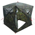 vidaXL Poľovnícky stan Maskáčová 143 x 143 x 165 cm Polyester a oceľ – Obrázok 2