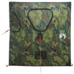 vidaXL Poľovnícky stan Maskáčová 145 x 145 x 150 cm Polyester a oceľ – Obrázok 5